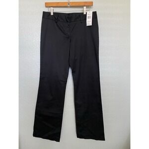 Tommy Hilfiger NWT Dress Pants Straight Leg Size 8 Black
